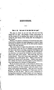 Tapa de A Historical Discourse Delivered at the Closing of the Old Episcopal (St ..