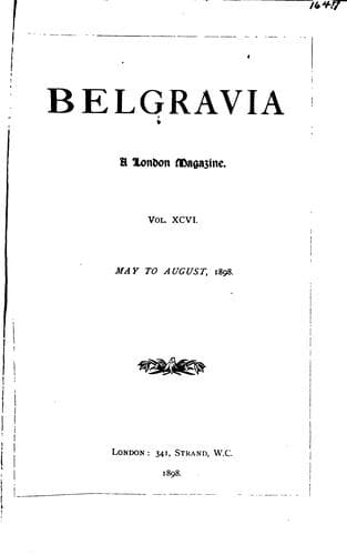 Tapa de Belgravia
