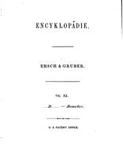 Tapa de Allgemeine Encyclopädie der Wissenschaften und Künste...