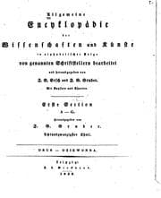 Tapa de Allgemeine Encyclopädie der Wissenschaften und Künste...