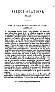 Tapa de SELECT ORATIONS OF MARCUS T. CICERO