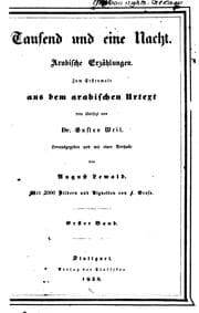 Tapa de Tausend und eine Nacht: Arabische Erzählungen
