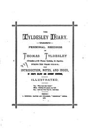 Tapa de The Tyldesley Diary: Personal Records of Thomas Tyldesley (grandson of Sir ...