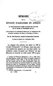 Tapa de Mémoires
