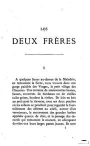 Tapa de Les deux frères