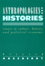 Tapa de Anthropologies and histories