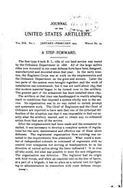 Tapa de Journal of the United States Artillery