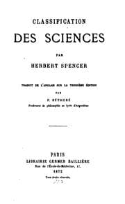 Tapa de Classification des sciences