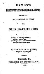 Tapa de Hymen's recruiting sergeant, or, The maid and bachelor's friend ..