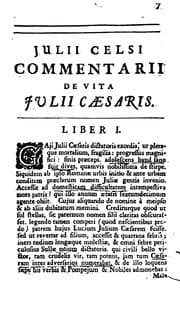 Tapa de De vita et rebus gestis C. Julii Caesaris,