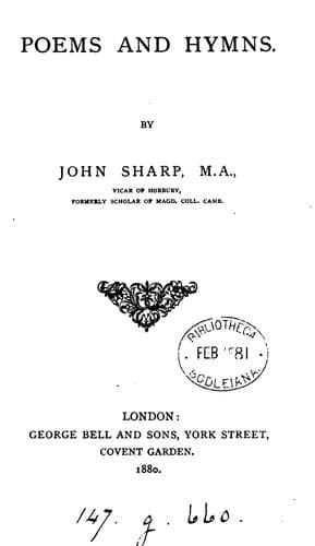 Tapa de Poems and hymns