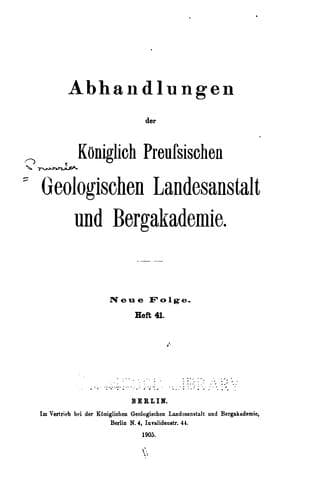 Tapa de Abhandlungen