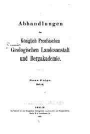 Tapa de Abhandlungen