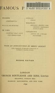 Tapa de Famous pamphlets