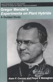 Tapa de Gregor Mendel's Experiments on plant hybrids