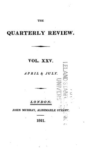 Tapa de The Quarterly Review