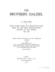 Tapa de The Brothers Dalziel: A Record of Fifty Years' Work in Conjunction with Many ...