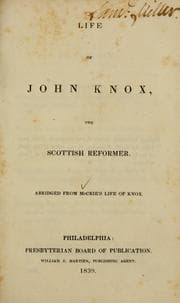 Tapa de The life of John Knox, the Scottish Reformer