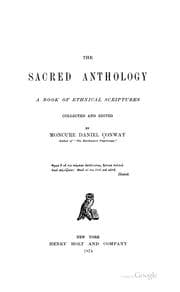 Tapa de The Sacred Anthology: A Book of Ethnical Scriptures
