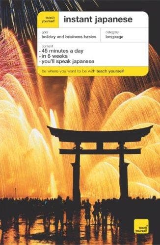 Tapa de Teach Yourself Instant Japanese (Teach Yourself)