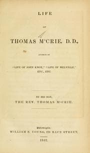 Tapa de The life of Thomas M'Crie, D.D