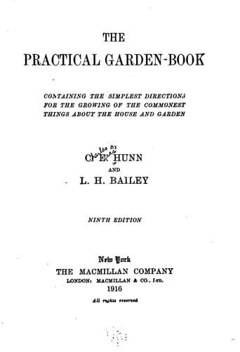 Tapa de The practical garden-book