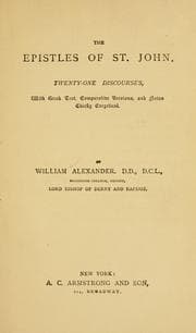 Tapa de The Epistles of St. John