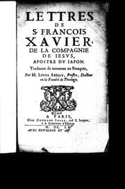 Tapa de Lettres de S. Francois Xavier