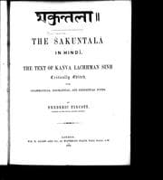 Tapa de The Sakuntalâ in Hindî