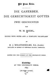 Tapa de Die Ganerben; die Gerechtigkeit Gottes: Zwei Geschichten
