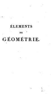 Tapa de Éléments de géométrie: avec des notes