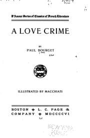 Tapa de A Love Crime