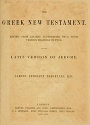 Tapa de The Greek New Testament
