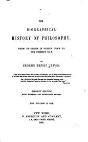 Tapa de The Biographical History of Philosophy from Its Origin in Greece Down to the Present Day