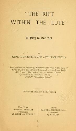Tapa de The rift within the lute
