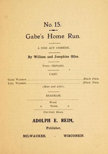 Tapa de Gabe's home run ..