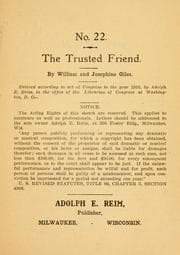 Tapa de The trusted friend ..