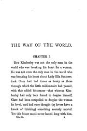 Tapa de the way of the world