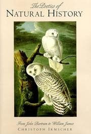 Tapa de The poetics of natural history