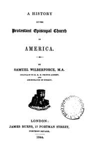 Tapa de a history of the protestant episcopal church in america