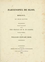 Tapa de Partenopex de Blois