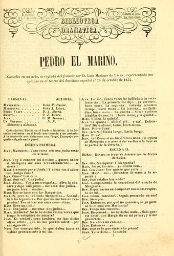 Tapa de Pedro el marino