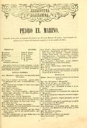 Tapa de Pedro el marino