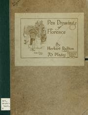 Tapa de Pen drawings of Florence