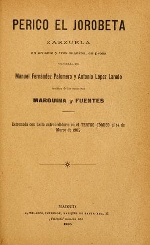 Tapa de Perico el jorobeta
