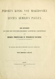 Tapa de Perseus König von Makedonien und Lucius Ameilius Paulus