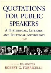 Tapa de Quotations for Public Speakers