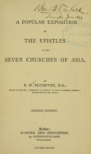 Tapa de A popular exposition of the epistles to the seven churches of Asia