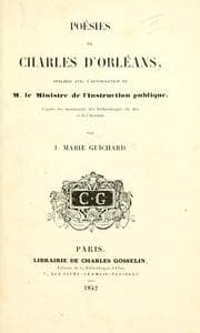 Tapa de Poésies