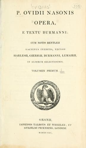 Tapa de P. Ovidii Nasonis Opera